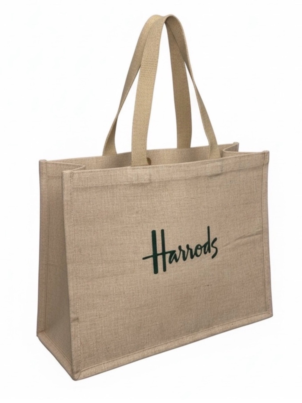 Harrods of London Jute Tote Large